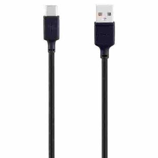 MOMAX DA17D 3A USB to USB-C / Type-C Charging Transmission Data Cable, Cable Length: 0.3m(Black)