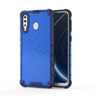 Shockproof Honeycomb PC + TPU Case for Galaxy M30 (Blue)
