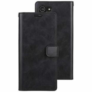 For Samsung Galaxy S21 5G GOOSPERY Mansoor Series Crazy Horse Texture Horizontal Flip Leather Case With Bracket & Card Slot & Wallet (Black)