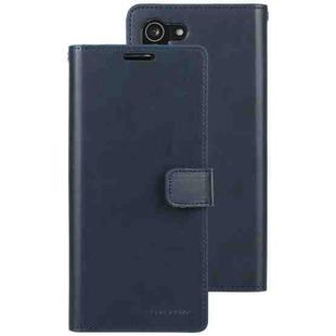 For Samsung Galaxy S21 5G GOOSPERY Mansoor Series Crazy Horse Texture Horizontal Flip Leather Case With Bracket & Card Slot & Wallet (Navy Blue)