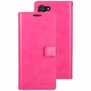 For Samsung Galaxy S21 5G GOOSPERY Mansoor Series Crazy Horse Texture Horizontal Flip Leather Case With Bracket & Card Slot & Wallet (Rose Red)