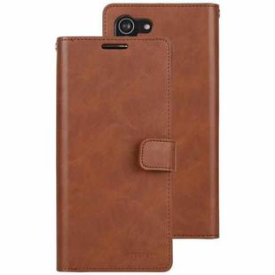 For Samsung Galaxy S21 5G GOOSPERY Mansoor Series Crazy Horse Texture Horizontal Flip Leather Case With Bracket & Card Slot & Wallet (Brown)