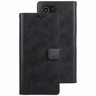 For Samsung Galaxy S21 Ultra 5G GOOSPERY Mansoor Series Crazy Horse Texture Horizontal Flip Leather Case With Bracket & Card Slot & Wallet(Black)