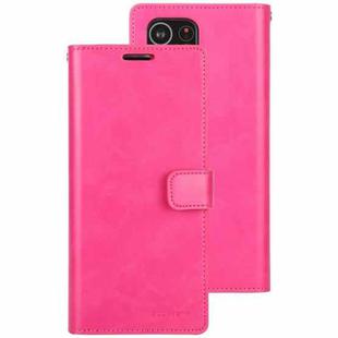 For Samsung Galaxy S21 Ultra 5G GOOSPERY Mansoor Series Crazy Horse Texture Horizontal Flip Leather Case With Bracket & Card Slot & Wallet(Rose Red)