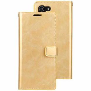 For Samsung Galaxy S21+ 5G GOOSPERY Mansoor Series Crazy Horse Texture Horizontal Flip Leather Case With Bracket & Card Slot & Wallet (Gold)