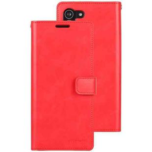 For Samsung Galaxy S21+ 5G GOOSPERY Mansoor Series Crazy Horse Texture Horizontal Flip Leather Case With Bracket & Card Slot & Wallet (Red)