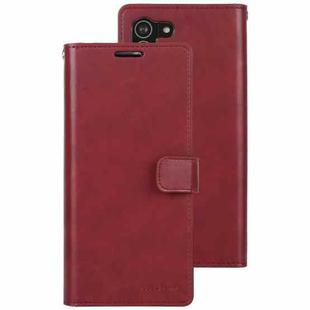 For Samsung Galaxy S21+ 5G GOOSPERY Mansoor Series Crazy Horse Texture Horizontal Flip Leather Case With Bracket & Card Slot & Wallet (Wine Red)