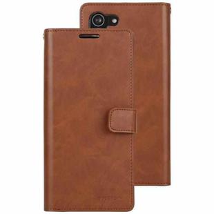 For Samsung Galaxy S21+ 5G GOOSPERY Mansoor Series Crazy Horse Texture Horizontal Flip Leather Case With Bracket & Card Slot & Wallet (Brown)