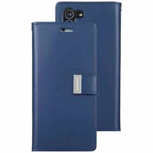 For Samsung Galaxy S21 5G GOOSPERY RICH DIARY PU + TPU Crazy Horse Texture Horizontal Flip Leather Case with Card Slots & Wallet (Navy Blue)