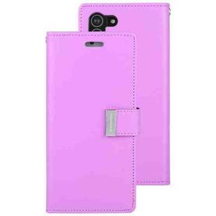 For Samsung Galaxy S21+ 5G GOOSPERY RICH DIARY PU + TPU Crazy Horse Texture Horizontal Flip Leather Case with Card Slots & Wallet (Purple)