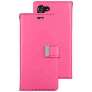 For Samsung Galaxy S21+ 5G GOOSPERY RICH DIARY PU + TPU Crazy Horse Texture Horizontal Flip Leather Case with Card Slots & Wallet (Rose Red)