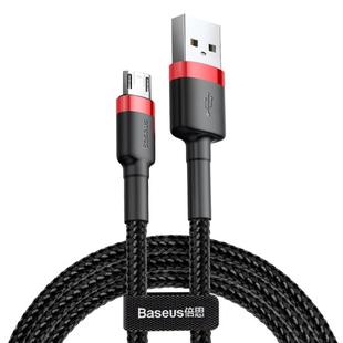 Baseus 2A Micro Cafule Tough Charging Cable, Length: 3m(Red + Black)