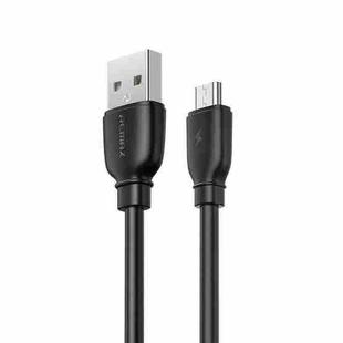 REMAX RC-138m 2.4A USB to Micro USB Suji Pro Fast Charging Data Cable, Cable Length: 1m (Black)