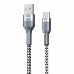 REMAX RC-173a 5A USB to USB-C / Type-C Sury 2 Fully Compatible Fast Charging Data Cable, Cable Length: 1m (Silver)