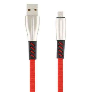 3A USB to Micro USB Shark Data Cable, Cable Length: 1m(Red)