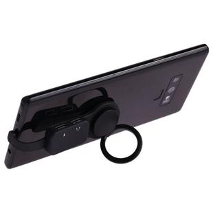 5V 3A Dual USB-C Digital Ring Holder Audio Adapter (Black)