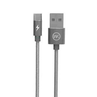 WK WDC-013a 2.4A Type-C / USB-C Kingkong Fast Charging Data Cable, Length: 1m(Tarnish)