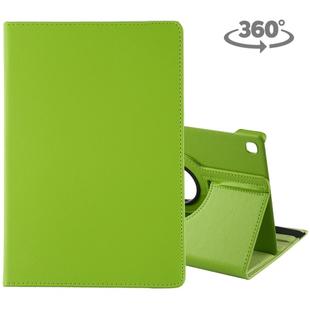 Litchi Texture Horizontal Flip 360 Degrees Rotation Leather Case for Galaxy Tab S5e 10.5 T720 / T725, with Holder(Green)