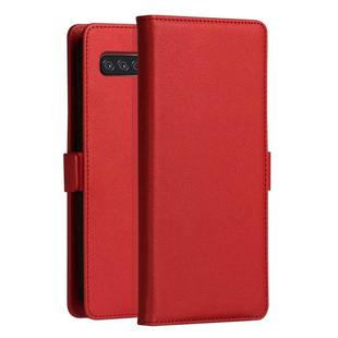 DZGOGO MILO Series PC + PU Horizontal Flip Leather Case for Samsung Galaxy S10e, with Holder & Card Slot & Wallet(Red)