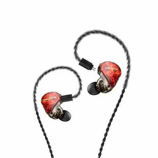 WK Y25 Amber Bluetooth + 3.5mm Elbow Plug Dual-purpose Ear-mounted Wired Earphone (Red)