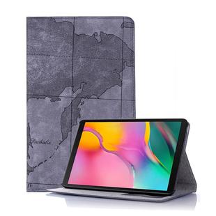 Map Texture Horizontal Flip Leather Case for Galaxy Tab A 8 (2019) P200 / P205,  with Holder & Card Slots & Wallet, Random Texture Delivery