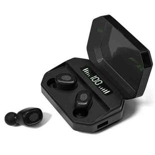 M8 Bluetooth 5.0 TWS Touch Digital Display True Wireless Bluetooth Earphone with Charging Box(Black)