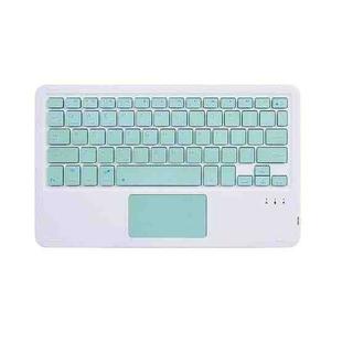 HB119B 10 inch Universal Tablet Wireless Bluetooth Keyboard with Touch Panel (Green)