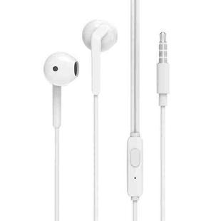 WK SHQ Series YA07 3.5mm Music Call Wired Earphone (White)