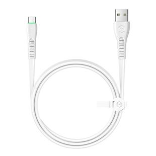 Mcdodo CA-6432 Flying Fish Series Type-C to USB LED Data Cable, Length: 1.8m (White)