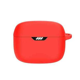 For JBL Tune Beam Bluetooth Earphone Silicone Protective Case (Red)