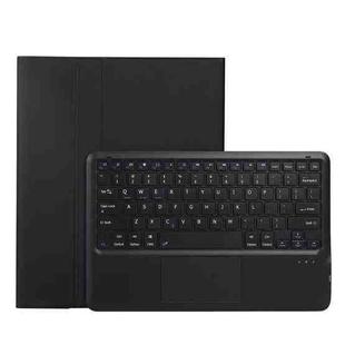A970B-A Splittable Bluetooth Keyboard Leather Tablet Case for Samsung Galaxy Tab S7 FE T730 T736  & S7+ T970 T975, with Touchpad & Pen Slot & & Holder (Black)