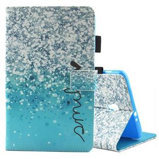 For Galaxy Tab A 8.0  / T380 & T385 Smile Pattern Horizontal Flip Leather Case with Holder & Card Slots
