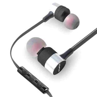 awei ES-20TY TPE In-ear Wire Control Earphone with Mic, For iPhone, iPad, Galaxy, Huawei, Xiaomi, LG, HTC and Other Smartphones(Black)