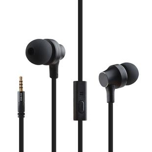 awei ES910i TPE In-ear Wire Control Earphone with Mic, For iPhone, iPad, Galaxy, Huawei, Xiaomi, LG, HTC and Other Smartphones(Black)