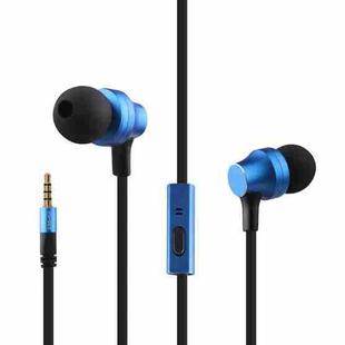 awei ES910i TPE In-ear Wire Control Earphone with Mic, For iPhone, iPad, Galaxy, Huawei, Xiaomi, LG, HTC and Other Smartphones(Blue)