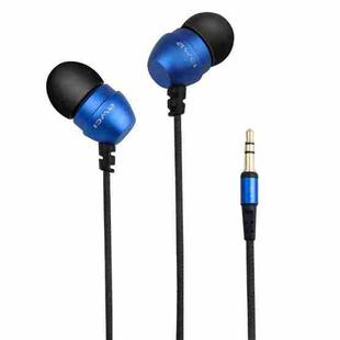 awei ES-Q8 Nylon Weave In-ear Earphone, For iPhone, iPad, Galaxy, Huawei, Xiaomi, LG, HTC and Other Smartphones(Blue)