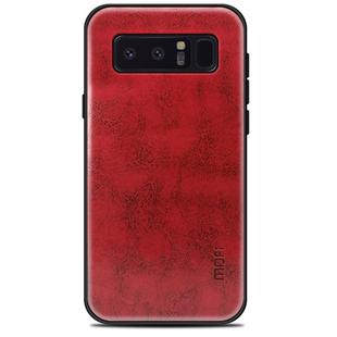 MOFI for Galaxy Note 8 Shockproof PU Paste PC Protective Back Case(Red)