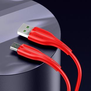 USAMS US-SJ375 U38 USB to Micro USB Data and Charging Cable,Cable Length: 1m(Red)
