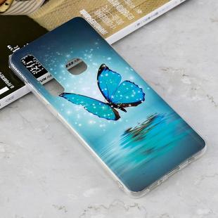 Luminous Butterfly Pattern Shockproof TPU Protective Case for Galaxy A9 (2018) / A9s