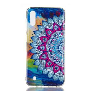 Colorful Sun Flower Pattern Noctilucent TPU Soft Case for Galaxy M10