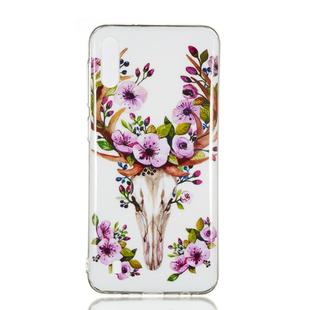 Sika Deer Pattern Noctilucent TPU Soft Case for Galaxy M10