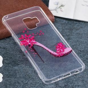 For Galaxy S9 High-heeled Shoe Pattern TPU Soft Protective Back Case