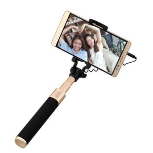 Original Huawei Live Broadcast Selfie Stick Monopod Extendable Handheld Holder with Wire Control(Black + Gold), For iPhone, Samsung, HTC, LG, Sony, Huawei, Lenovo, Xiaomi and other Smartphones