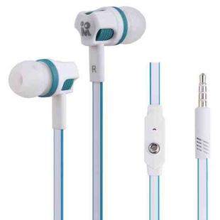 Langsdom JM26 Fashion Design In-Ear Flat Wired Earphone(White)