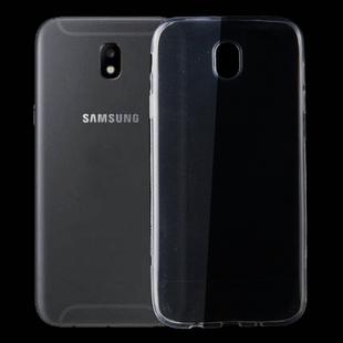 For Galaxy J7 (2017) / J730 (EU Version) 0.75mm Ultra-thin Transparent TPU Protective Case(Transparent)