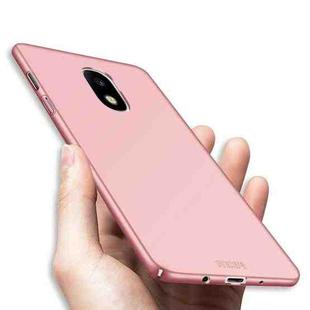 MOFI for Galaxy J5 (2017) (EU Version) PC Ultra-thin Edge Fully Wrapped Up Protective Case Back Cover (Rose Gold)
