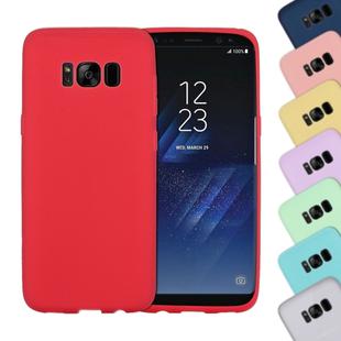 For Galaxy S8 + / G955 Lovely Candy Colors Soft TPU Protective Case(Red)