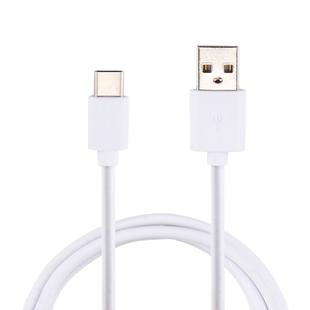 USB 2.0 to USB-C / Type-C Charging Data Cable, Cable Length: 1m(White)