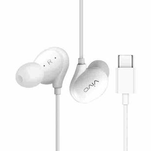 Original vivo XE710 Type-C / USB-C In Ear Wired Earphone (White)