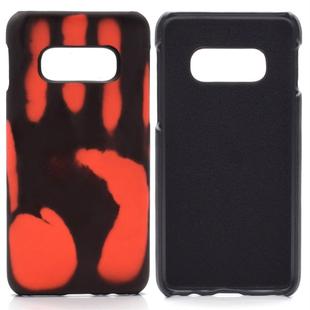 Paste Skin + PC Thermal Sensor Discoloration Case for Galaxy S10(Red)